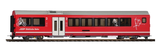 Bemo 3298172 - H0m - Freizeitwagen B 577 01 AGZ, RhB, Ep. VI - mit Innenbeleuchtung